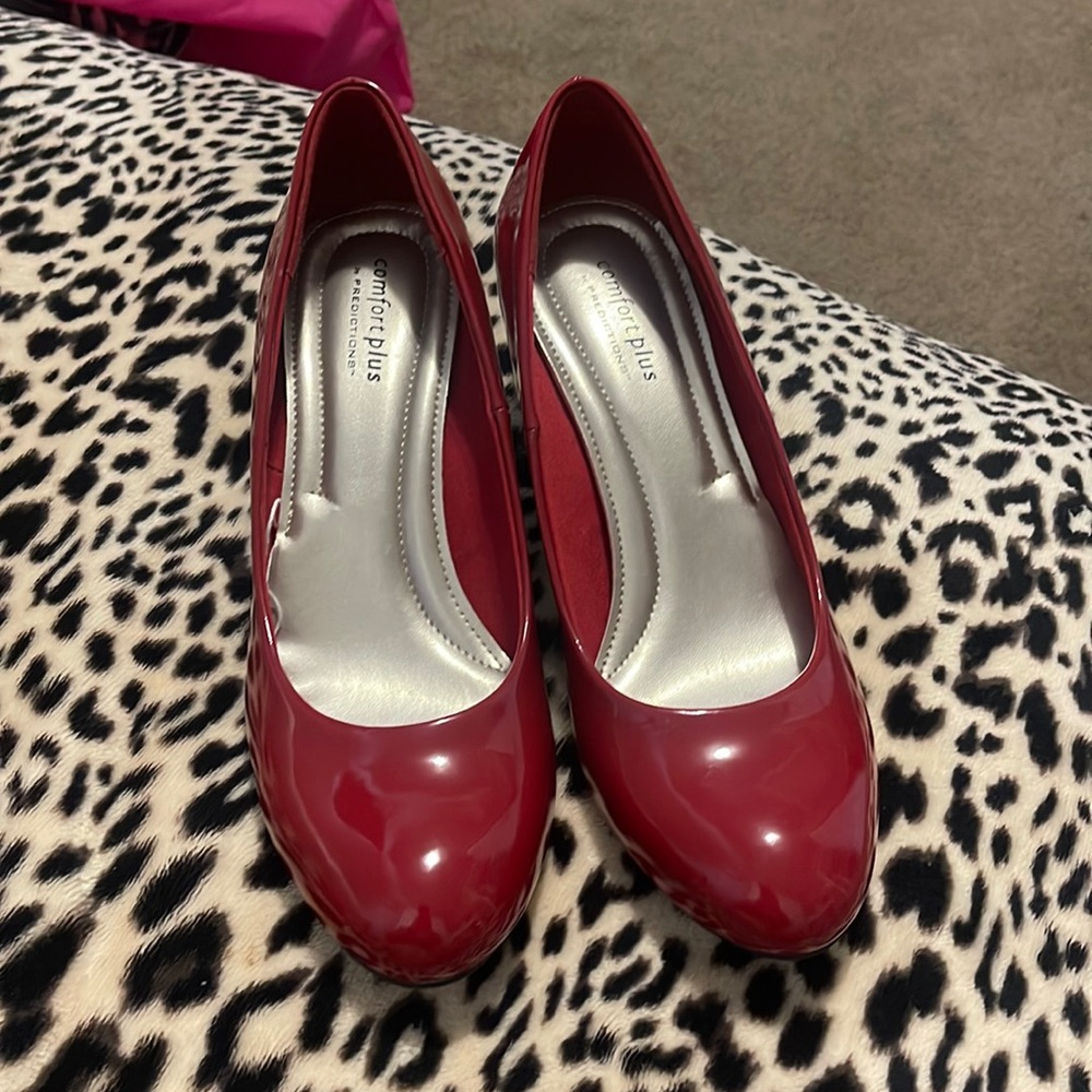 Comfort Plus Low Red Heels 👠